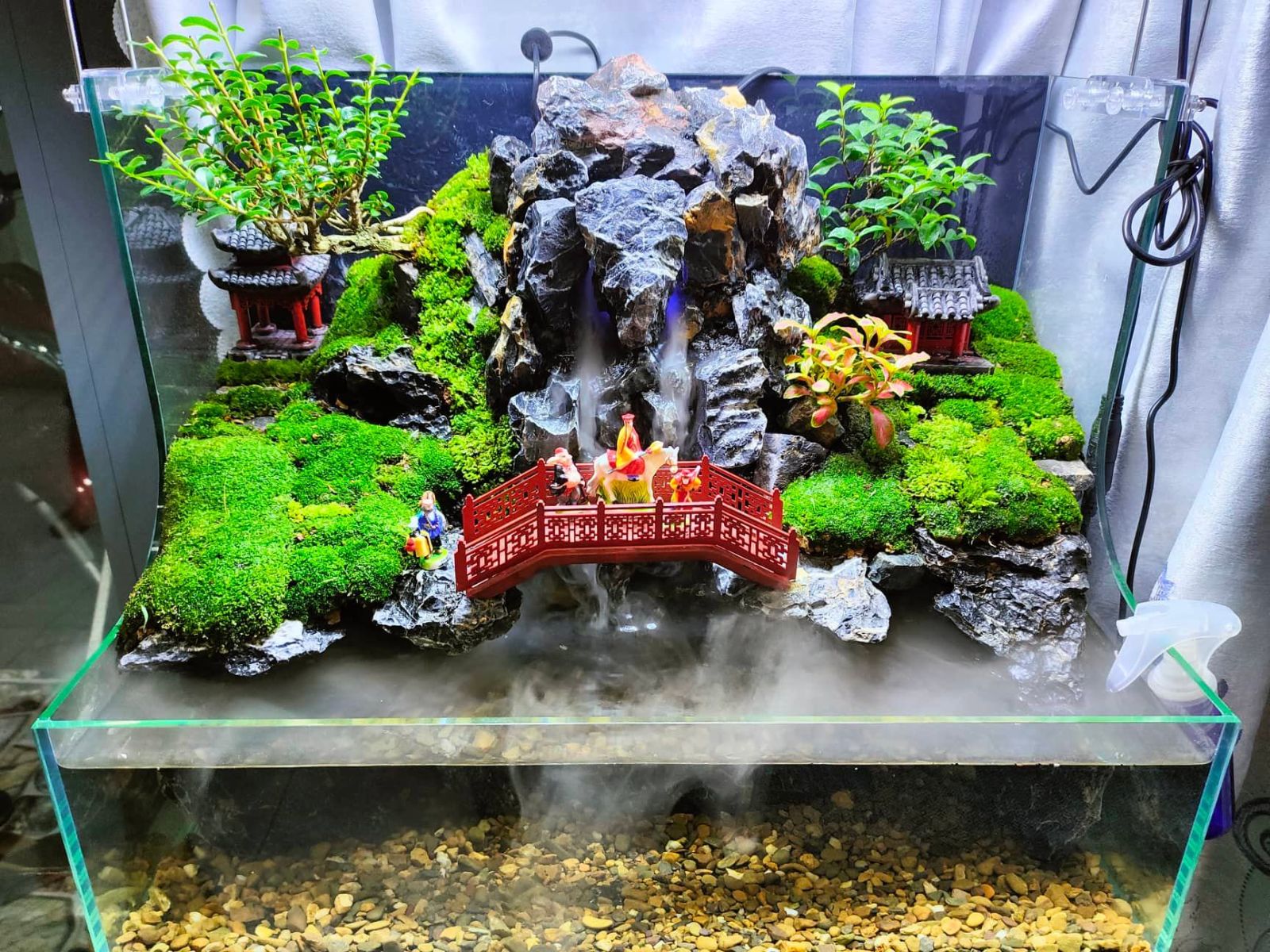Thi công thiết kế tiểu cảnh bán cạn