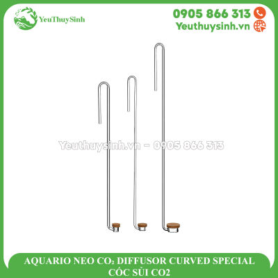 AQUARIO NEO CO₂ DIFFUSOR CURVED SPECIAL - CỐC SỦI CO2