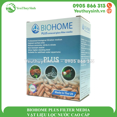 BIOHOME PLUS FILTER MEDIA - VẬT LIỆU LỌC NƯỚC CAO CẤP