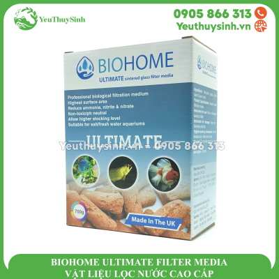 BIOHOME ULTIMATE FILTER MEDIA - VẬT LIỆU LỌC NƯỚC CAO CẤP
