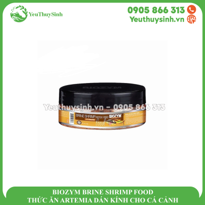 BIOZYM BRINE SHRIMP FOOD - THỨC ĂN ARTEMIA DÁN KÍNH CHO CÁ CẢNH