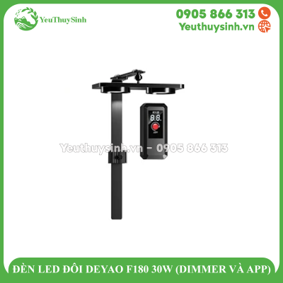 ĐÈN LED ĐÔI DEYAO F180 30W (DIMMER VÀ APP)