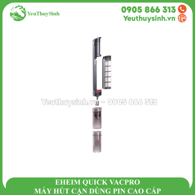 EHEIM QUICK VACPRO - MÁY HÚT CẶN DÙNG PIN CAO CẤP