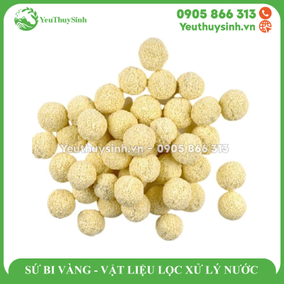 SỨ BI VÀNG - VẬT LIỆU LỌC XỬ LÝ NƯỚC
