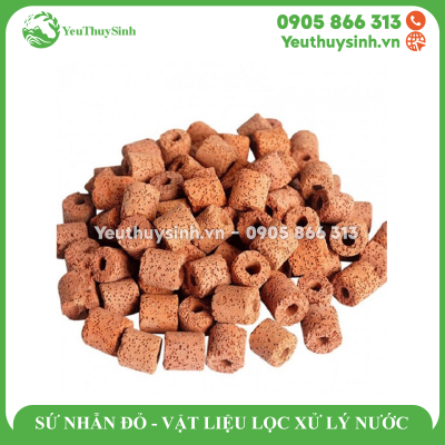 SỨ NHẪN ĐỎ - VẬT LIỆU LỌC XỬ LÝ NƯỚC