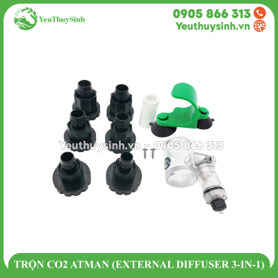 TRỘN CO2 ATMAN (EXTERNAL DIFFUSER 3-IN-1)