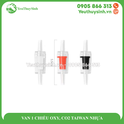 VAN 1 CHIỀU OXY, CO2 TAIWAN NHỰA
