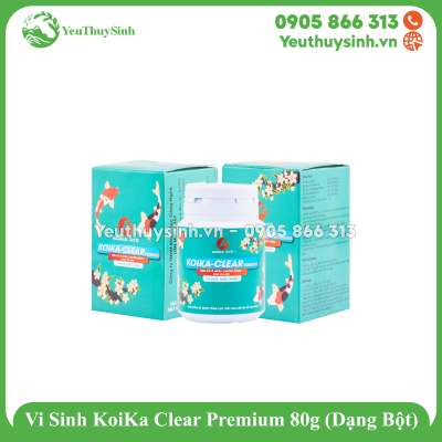 Vi Sinh KoiKa Clear Premium 80g (Dạng Bột)