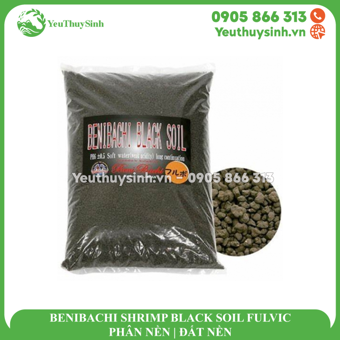 BENIBACHI SHRIMP BLACK SOIL FULVIC - PHÂN NỀN | ĐẤT NỀN
