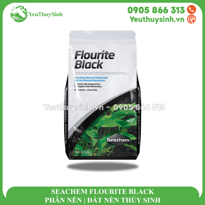 SEACHEM FLOURITE BLACK - PHÂN NỀN | ĐẤT NỀN THỦY SINH