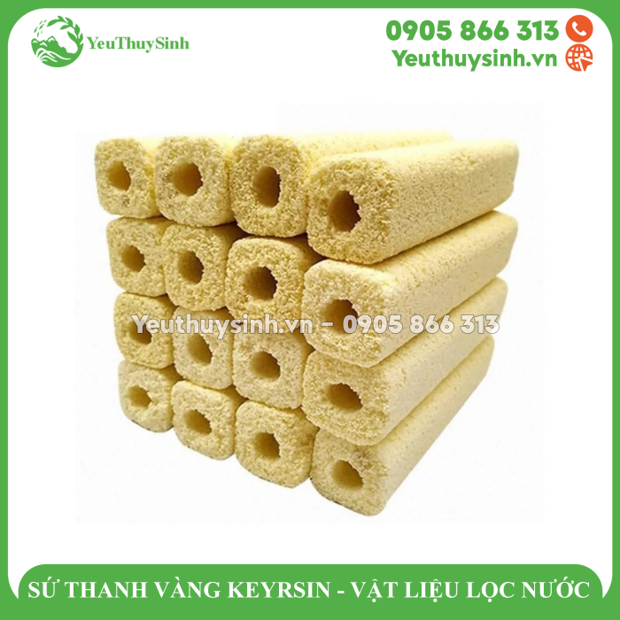 SỨ THANH VÀNG KEYRSIN - VẬT LIỆU LỌC NƯỚC