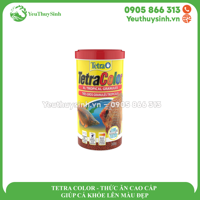 TETRA COLOR - THỨC ĂN CAO CẤP GIÚP CÁ KHỎE LÊN MÀU ĐẸP